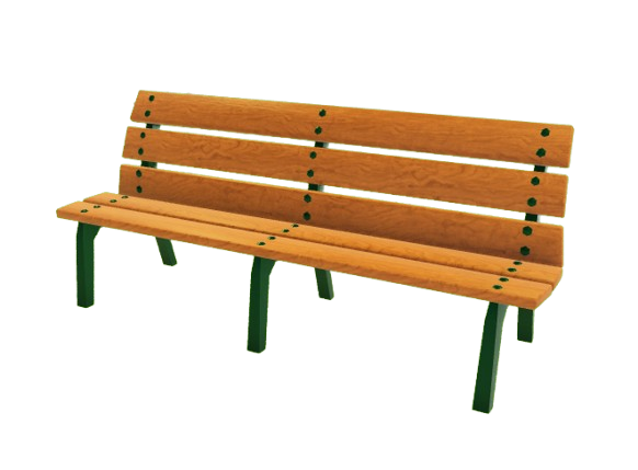 A Park Bench.