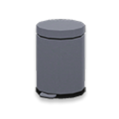 A Round Step Trashcan.